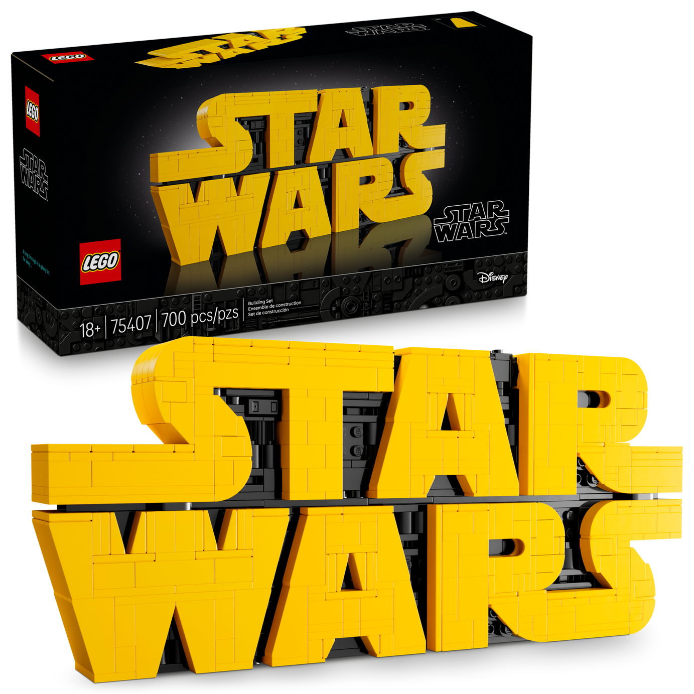 Lego Star Wars Brick Built Star Wars Logo #75407