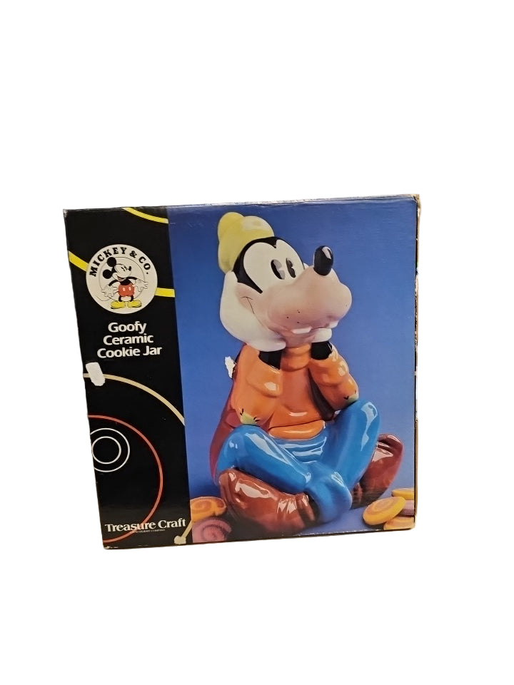 Treasure Craft Mickey & Co. Goofy Ceramic Jar