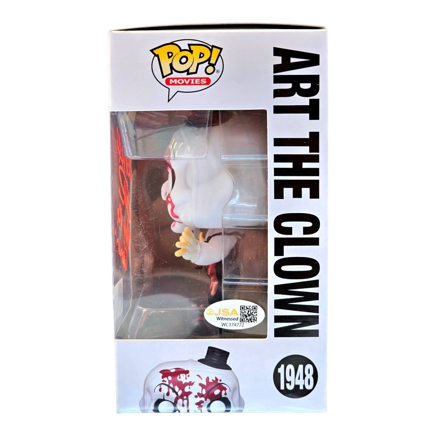 SIGNED Funko Pop! Movies Damien Leone’s Terrifier 3 Art the Clown #1948