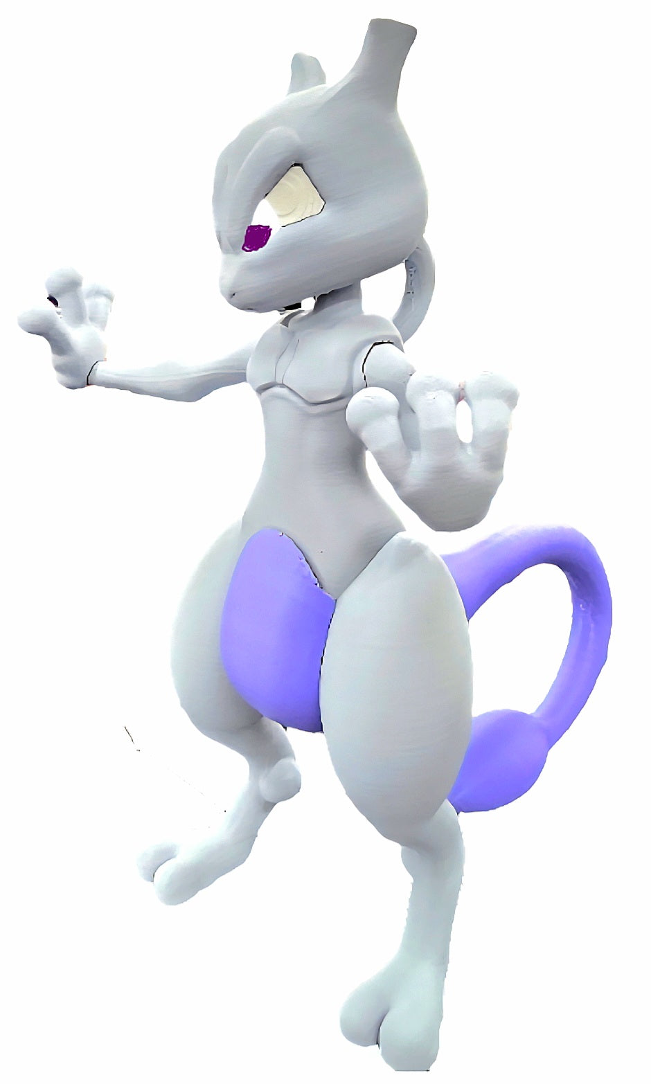 Pokemon Mewtwo 12"Inch Statue 3d Printed