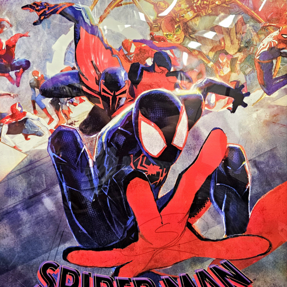 (Signed Authenticated) Schmeik Moore Spider- Man Across the Spider-Verse Promo Poster