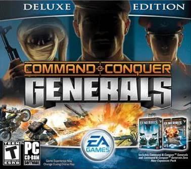 PC Command & Conquer Generals Deluxe Edition Video Game
