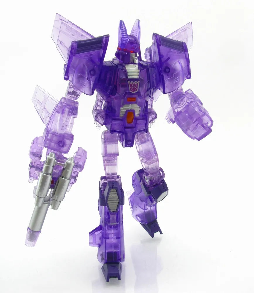 Loose Transformers Scurge Clear Purple E-Hobby United Exclusive Action Figure