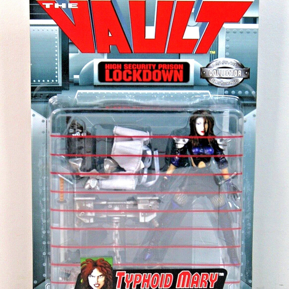 Toybiz Marvel Collector Series Super-Villains Vault High Security Prison Lockdown Typhoid Mary Action Figure