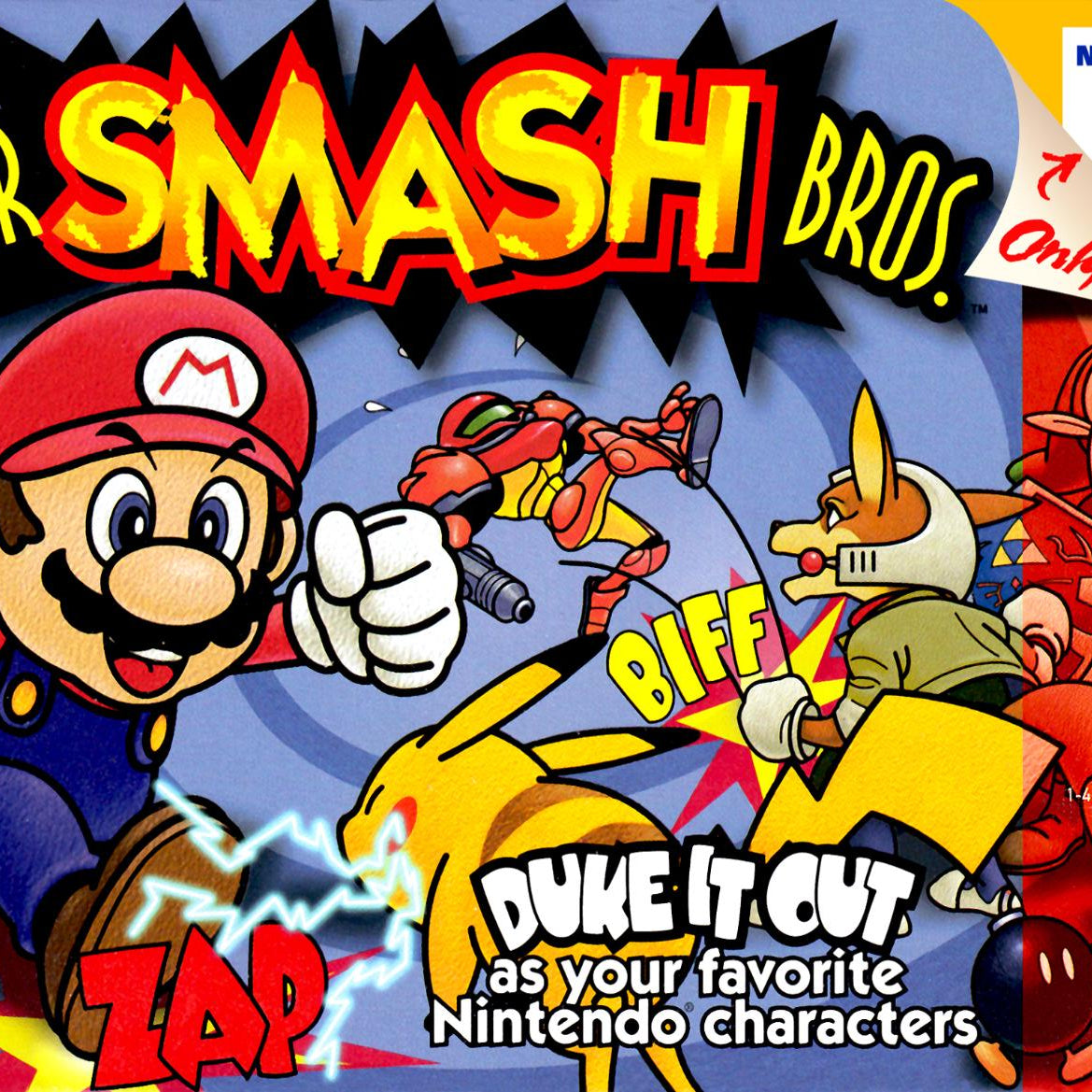 Nintendo N64 Super Smash Bros. Video Game