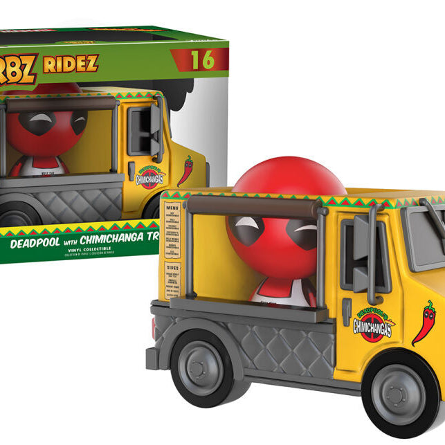 Funko Dorbz Ridez Marvel Deadpool With Chimichanga Truck #16