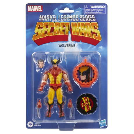 Hasbro Marvel Legends Series Secret Wars Comics Inspired Wolverine with Shield Accessory Action Figure