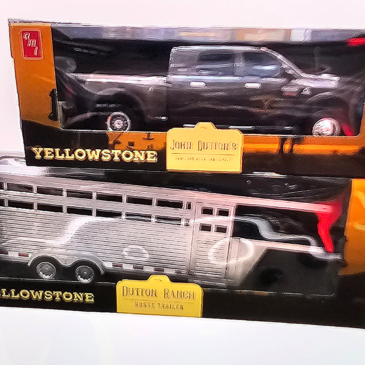 Round 2 AMT Yellowstone John Dutton's Truck (Ram 2500 Mega Cab & Dutton Ranch Horse Trailer (SOLD AS SET)