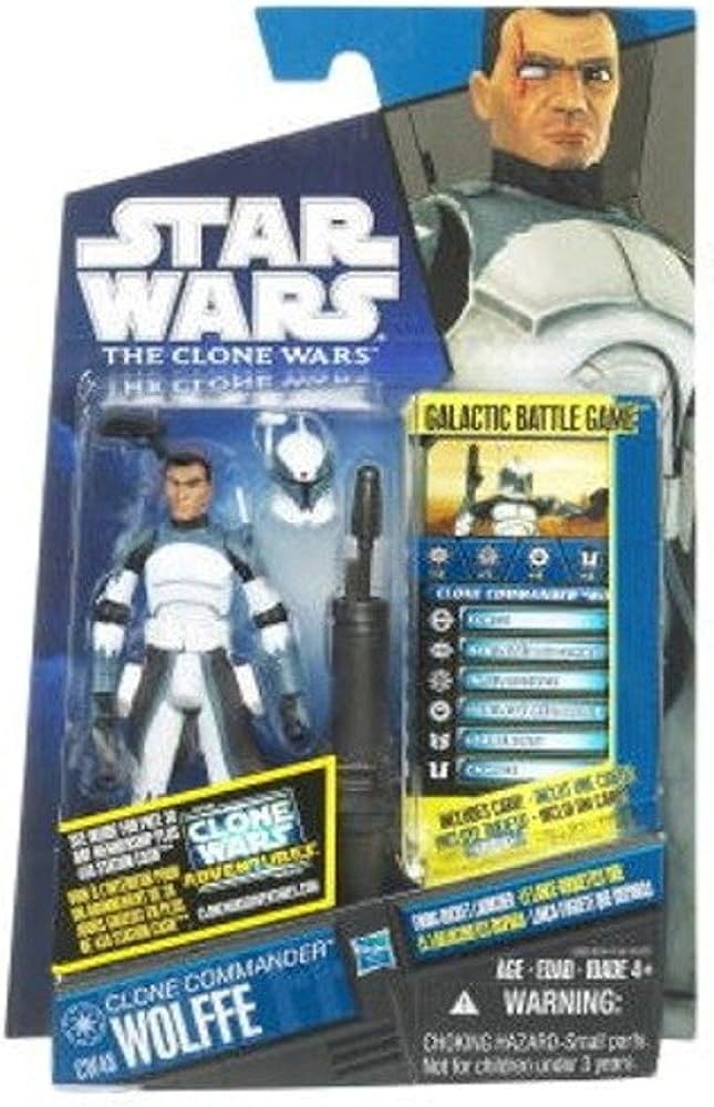 Hasbro Star Wars The Clone Wars Clone Commander Wolffe Action Figure