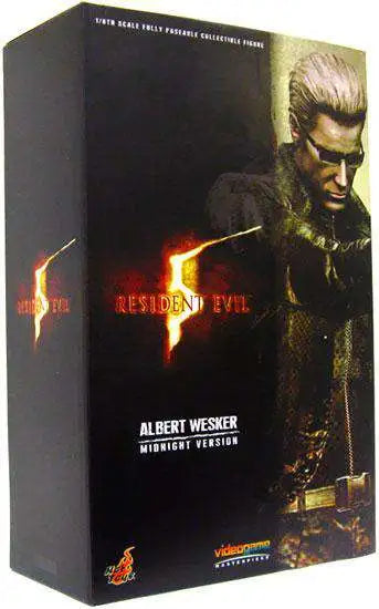 Hot Toys Video Game Masterpiece Capcom Resident Evil 5 Albert Wesker Midnight Version Collectable Action Figure (Missing Gun & Stand)