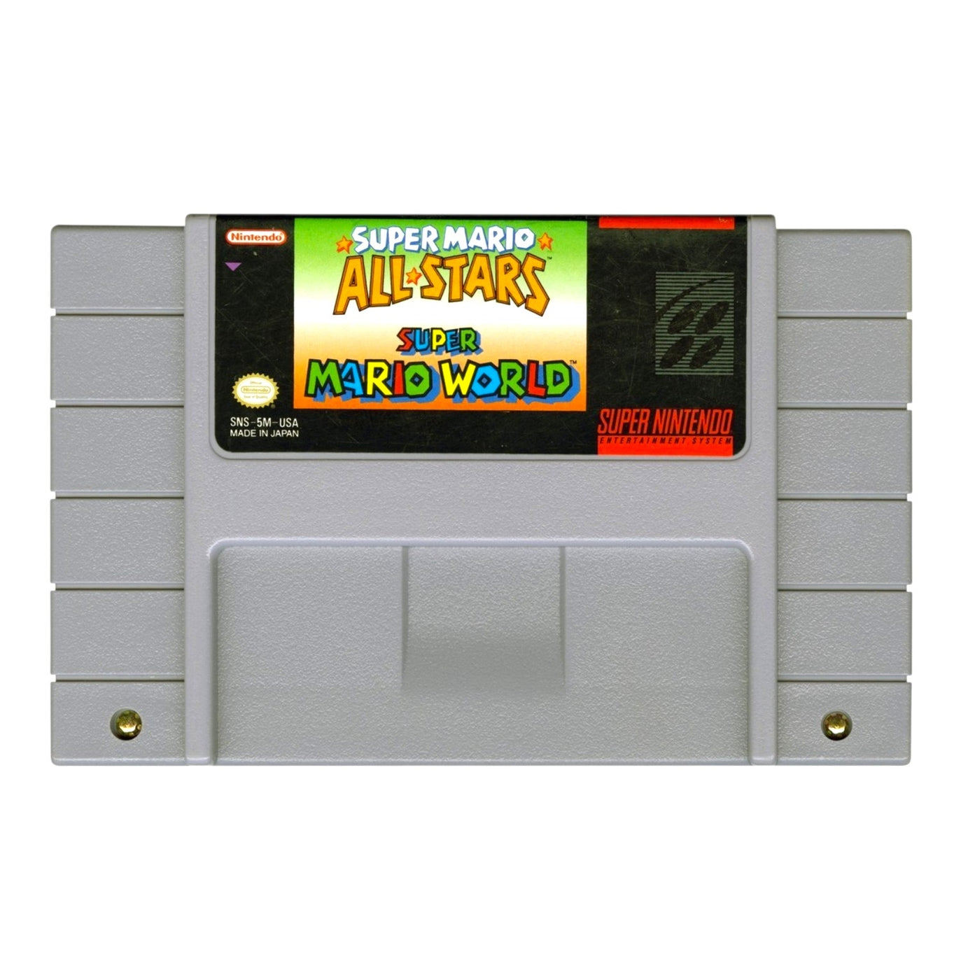 Super Nintendo Super Mario All Stars +Super Mario World Video Game