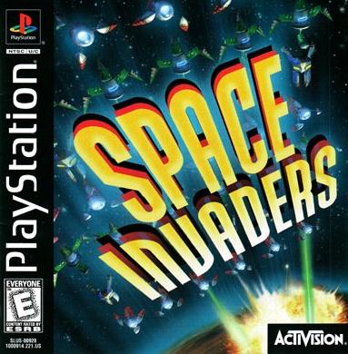 Playstation Space Invaders Video Game