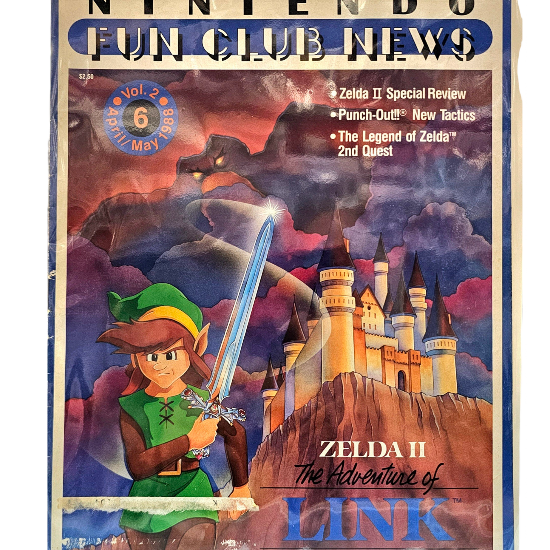 Nintendo Fun Club News Magazine Vol.2 NO. 6 April/May (1988)