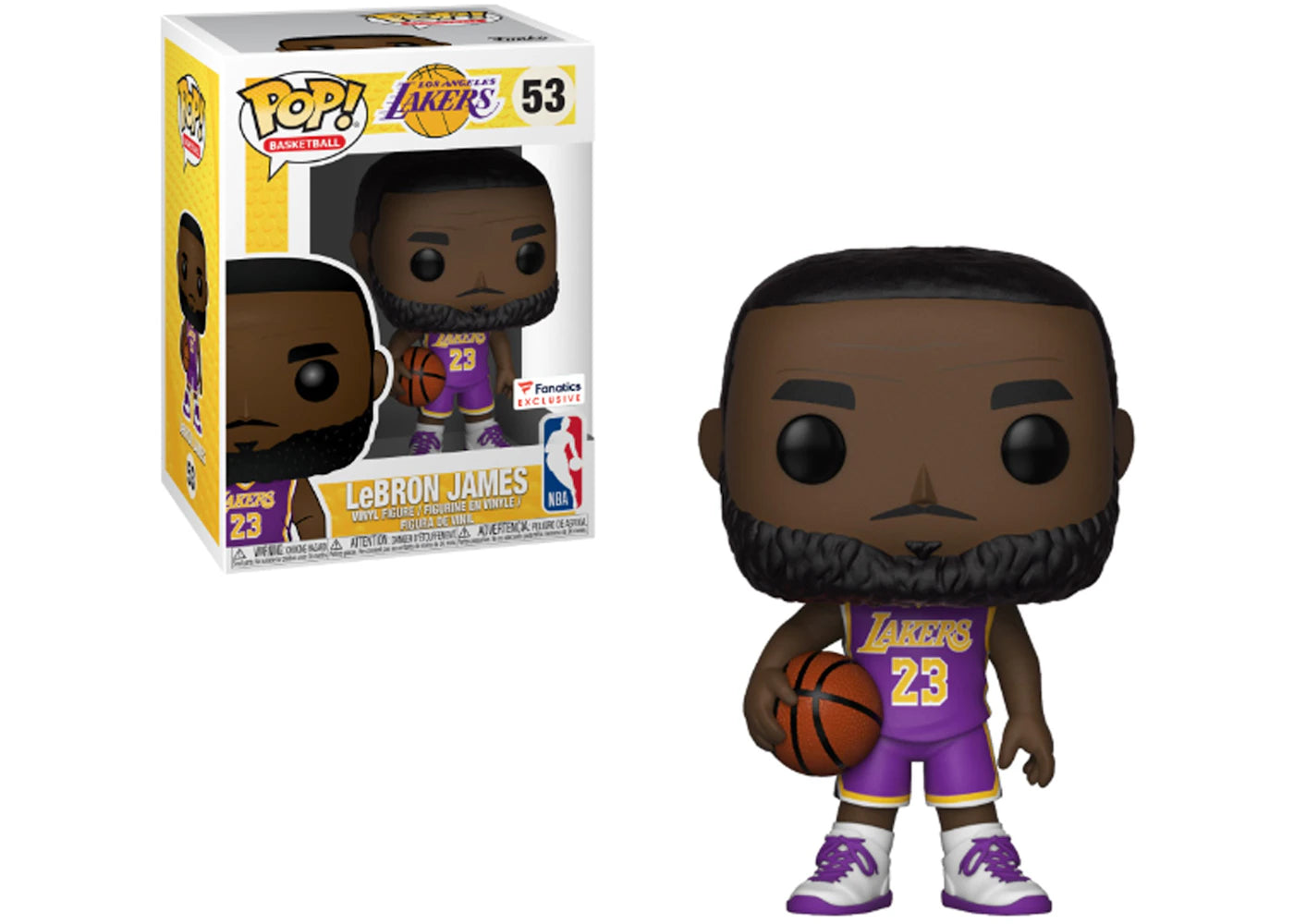 Funko Pop! Basketball Los Angeles Lakers LeBron James (Purple) #53