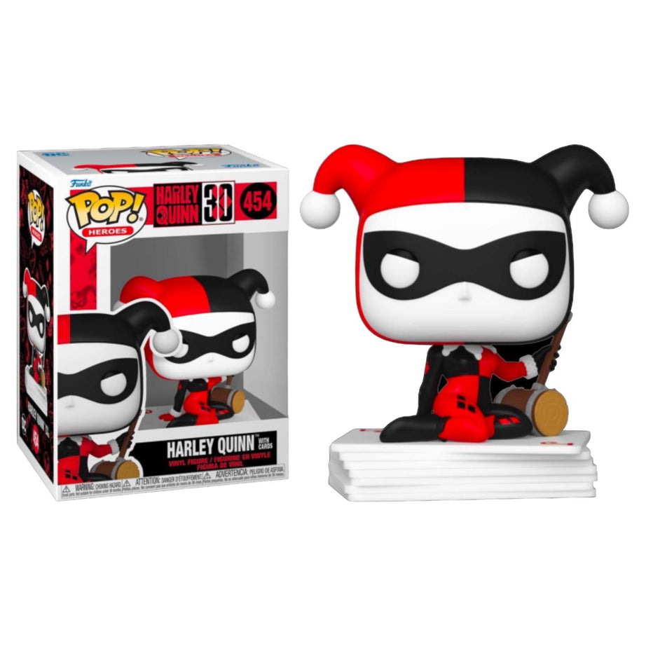 Funko Pop! Heroes DC Harley Quinn with Cards #454 Gamestop Exclusive