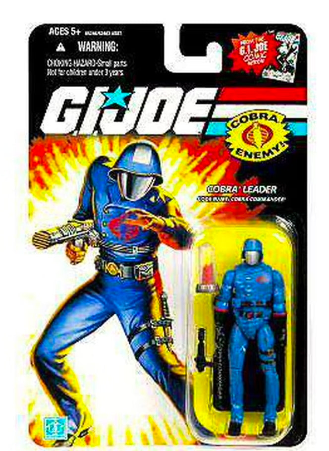 Hasbro GI Joe 25th Anniversary Cobra Commander w/ M.A.S.S. Device Crystal Action Figure