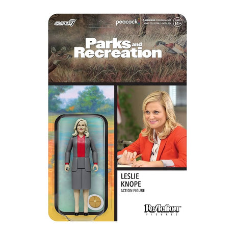Super7 ReAction Figures Parks and Recreation Leslie Knope Action Figure