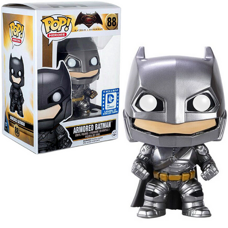 Funko Pop! Heroes Batman v Superman Armored Batman #88 DC Legion of Collectors Exclusive