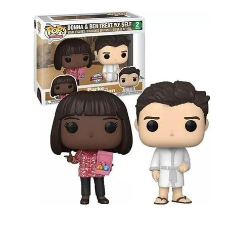Funko Pop! Television Parks and Recreation Donna & Ben Treat Yourself 2-Pack Targetcon 2022 Exclusive