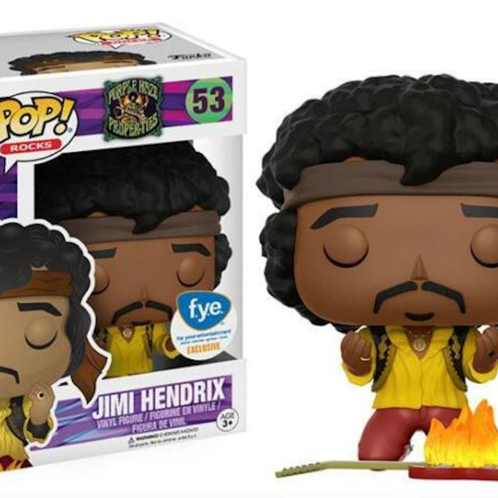 Funko Pop! Rocks Purple Haze Properties Jimmi Hendrix #53 FYE Exclusive