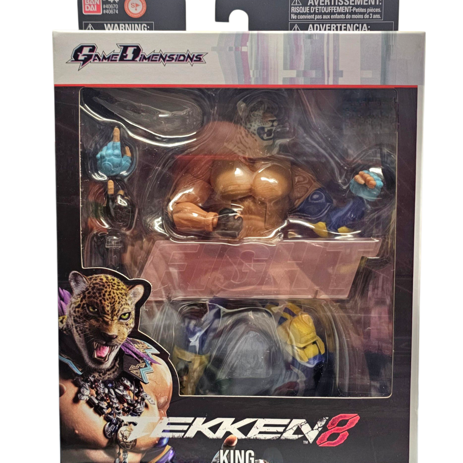 Bandai Namco Game Dimensions Tekken 8 King Action Figure