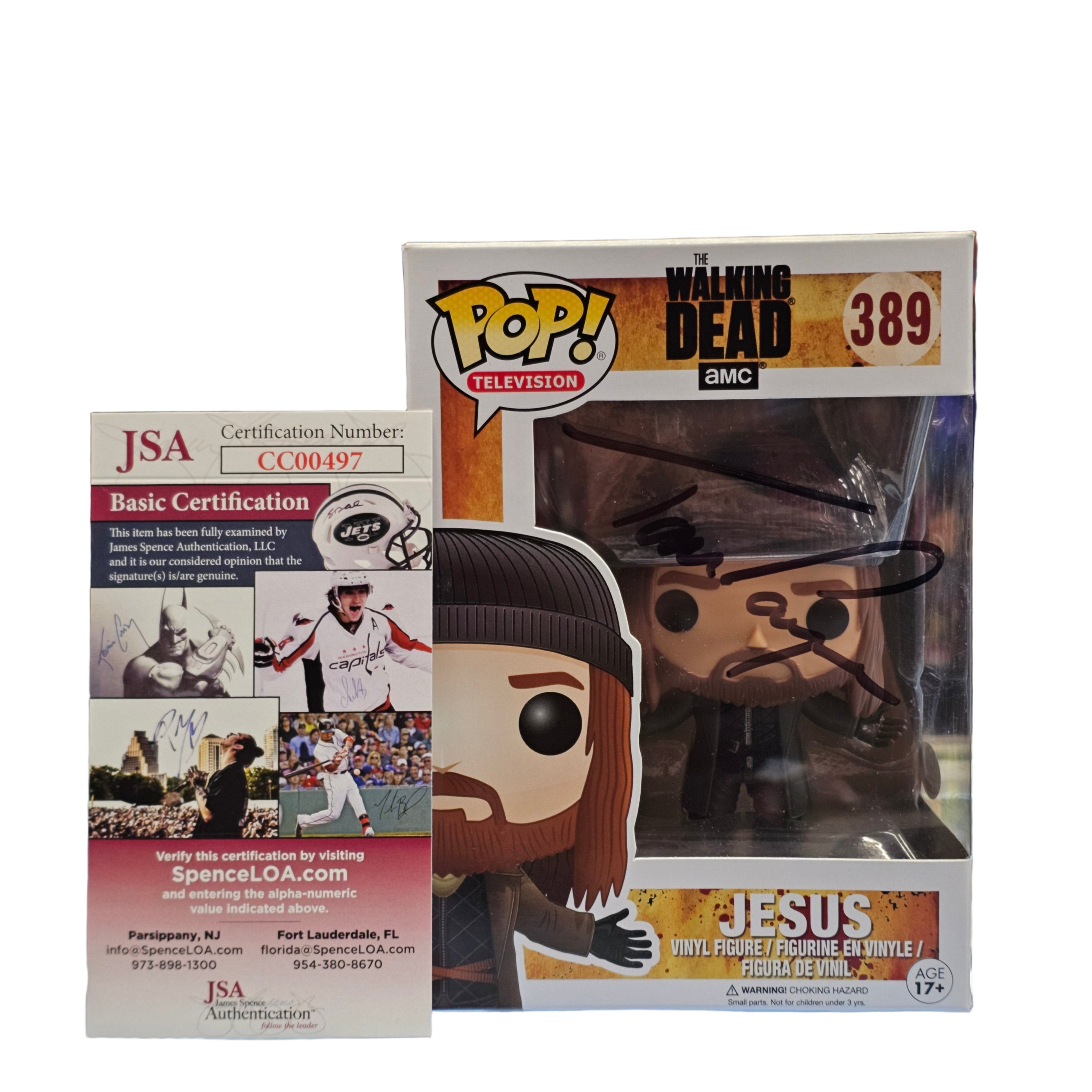 (Signed) Funko Pop! Television The Walking Dead Jesus #389