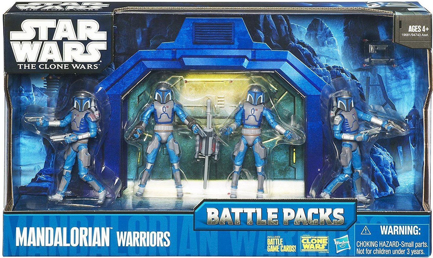 Hasbro Star Wars The Clone Wars Mandalorian Warriors Action Figure Battle Pack