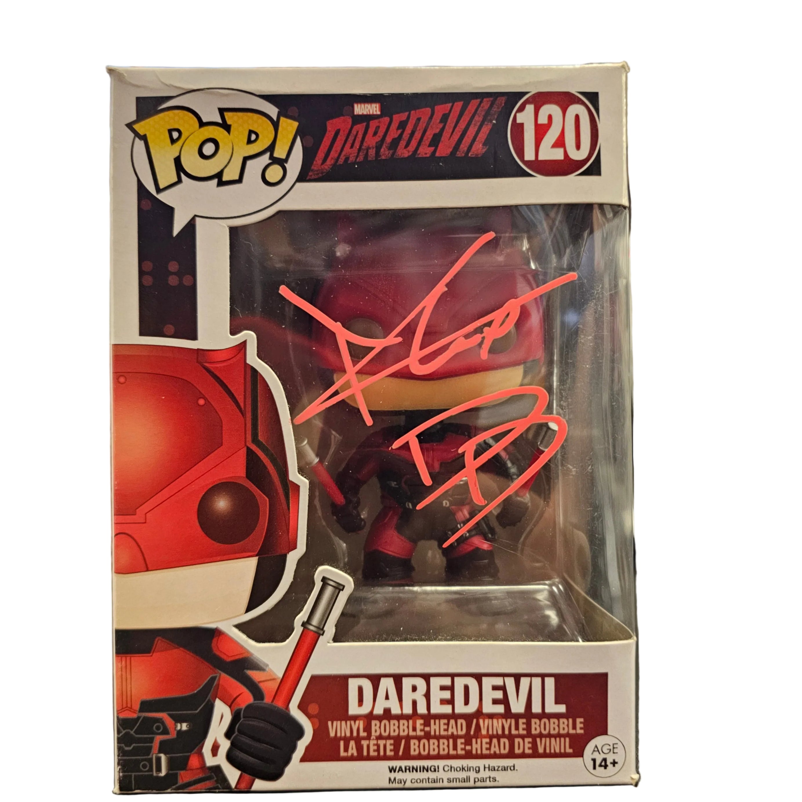 Signed Funko Pop! Marvel Daredevil #120