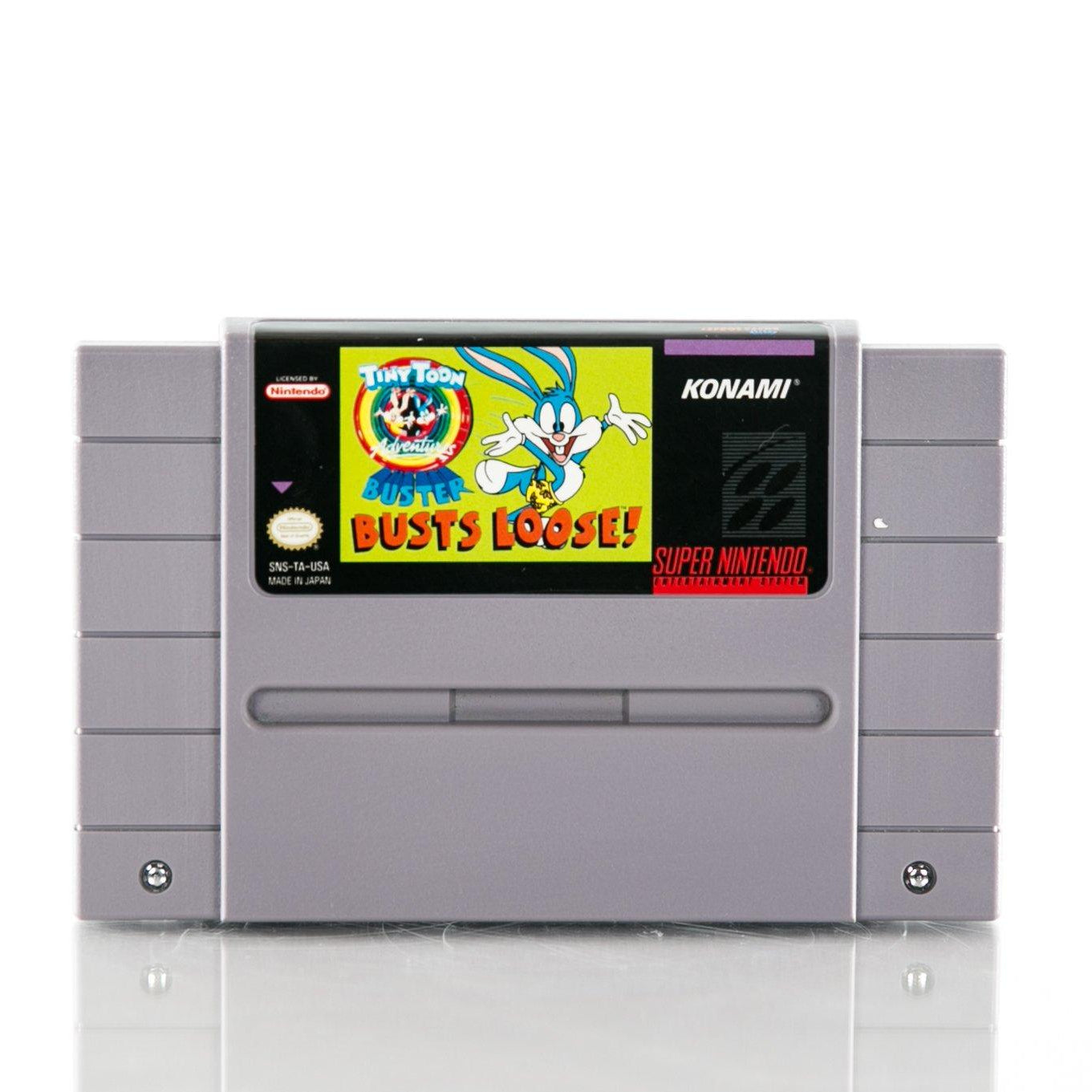 Super Nintendo Tiny Toon Buster Busts Loose Video Game