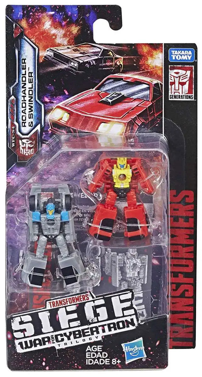 Hasbro Transformers Seige War for Cybertron Trilogy Roadhandler & Swindler Action Figure 2-Pack