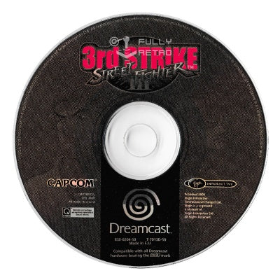 (Game Only) Sega Dreamcast Street Fighter III: Third Strike Video Game