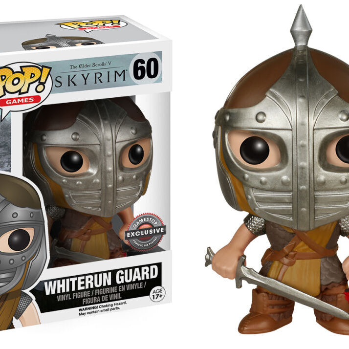 Funko Pop! Games The Elder Scrolls V Skyrim Whiterun Guard #60 Gamestop Exclusive