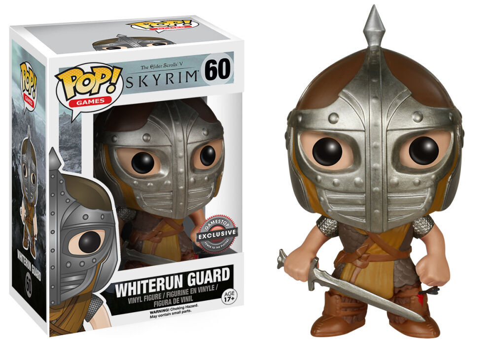 Funko Pop! Games The Elder Scrolls V Skyrim Whiterun Guard #60 Gamestop Exclusive