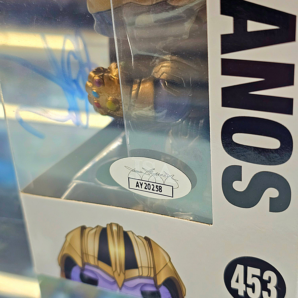 (SIGNED) Funko Pop! Marvel Avengers Thanos #453