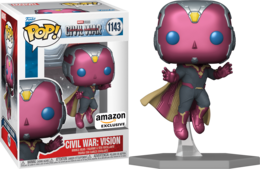 Funko Pop! Marvel Captain America Civil War - Civil War: Vision #1143 Amazon Exclusive