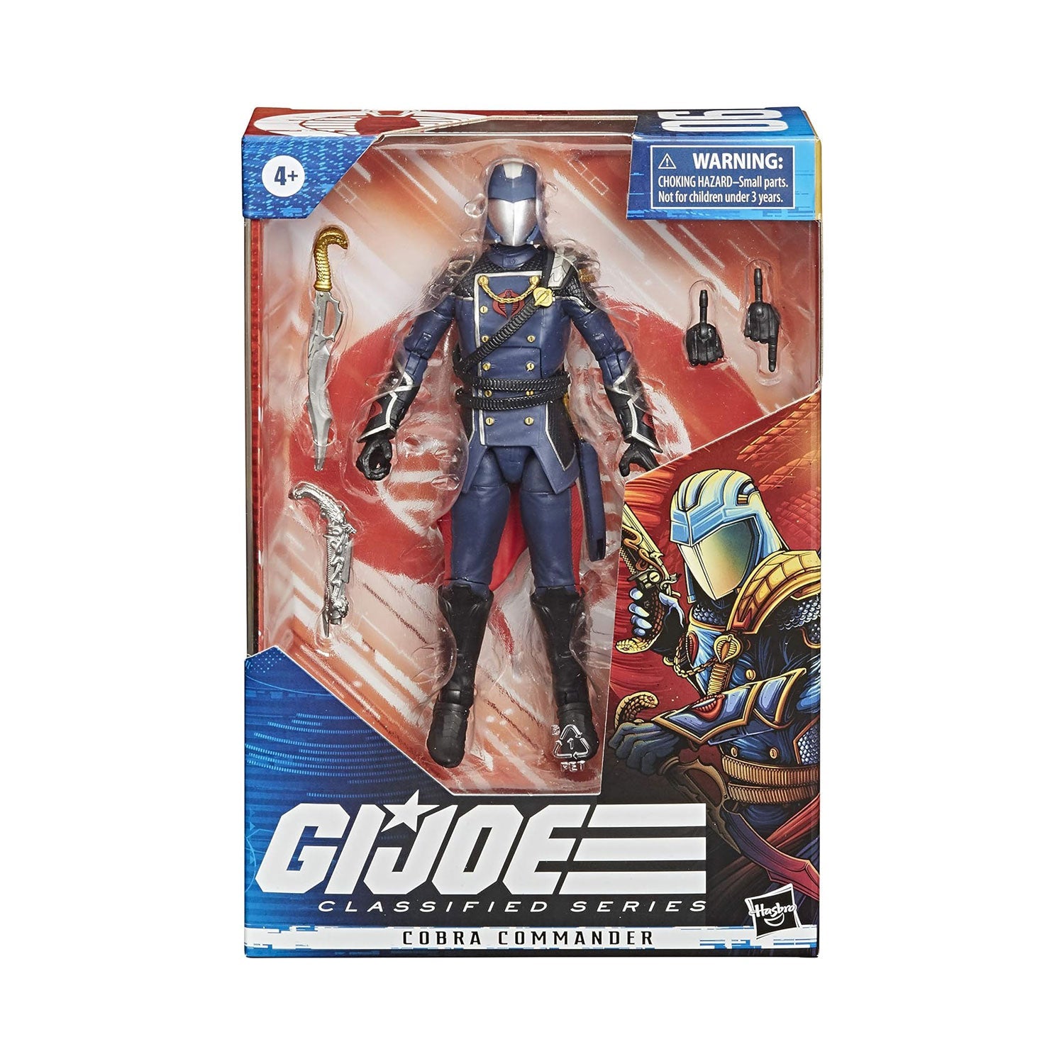 Hasbro GI Joe Classified Series Cobra Commander Regal Variant (Dark Blue) 6" Inch Action Figure