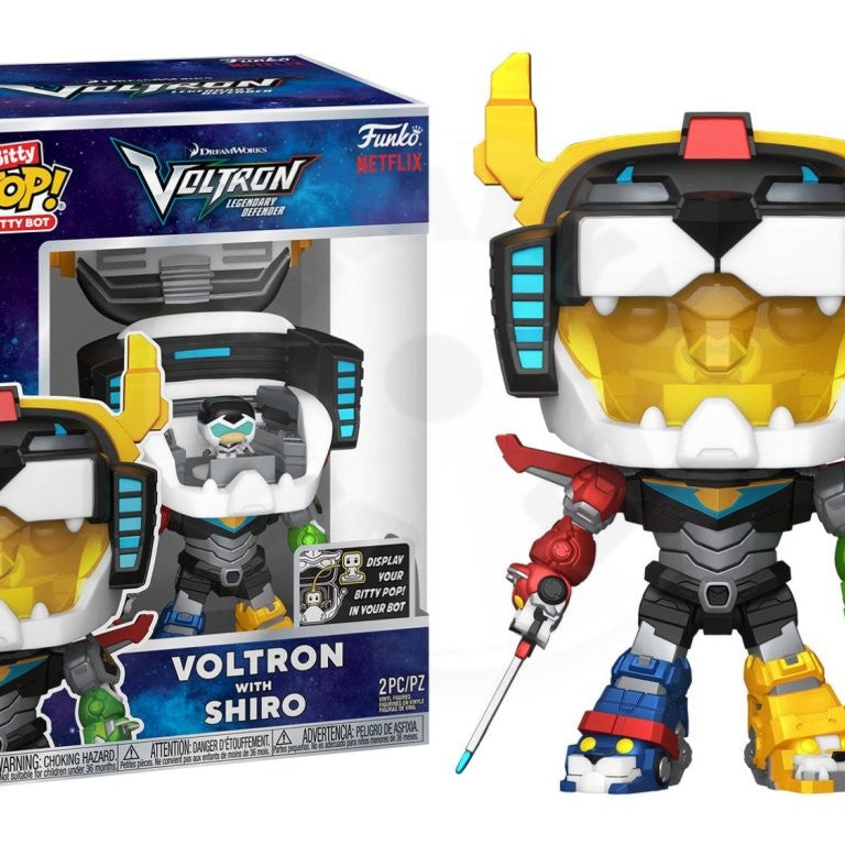 Bitty Pop! Bitty Bot Dreamworks Voltron Legendary Defender Voltron With Shiro