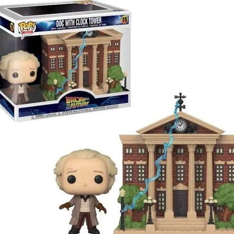 Funko Pop! Town Back To The Future Doc With Clock Tower #15