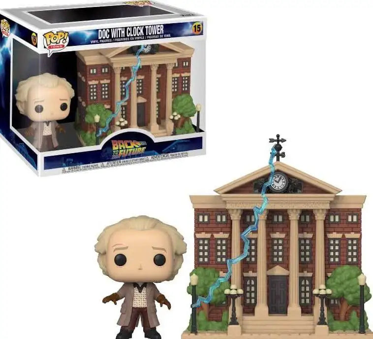 Funko Pop! Town Back To The Future Doc With Clock Tower #15