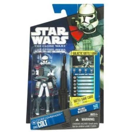Hasbro Star Wars The Clone Wars Clone Commander Colt Action Figure