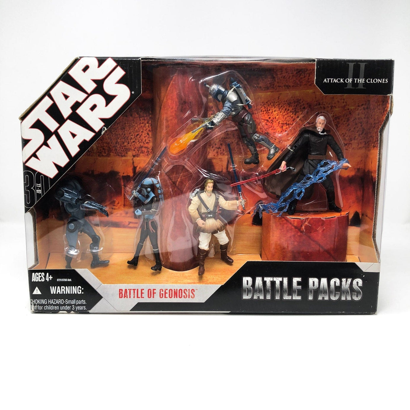 Hasbro Star Wars Episode II Attack of the Clones Battle of Geonosis Battle Pack Action Figure 5-Pack