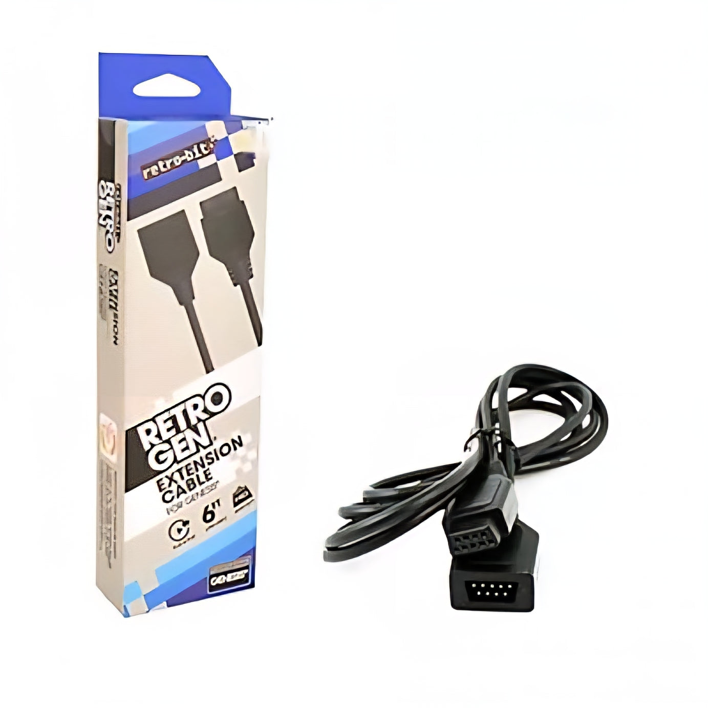Retro-bit Retro Gen Sega Genesis Controller Extension Cable (6ft)