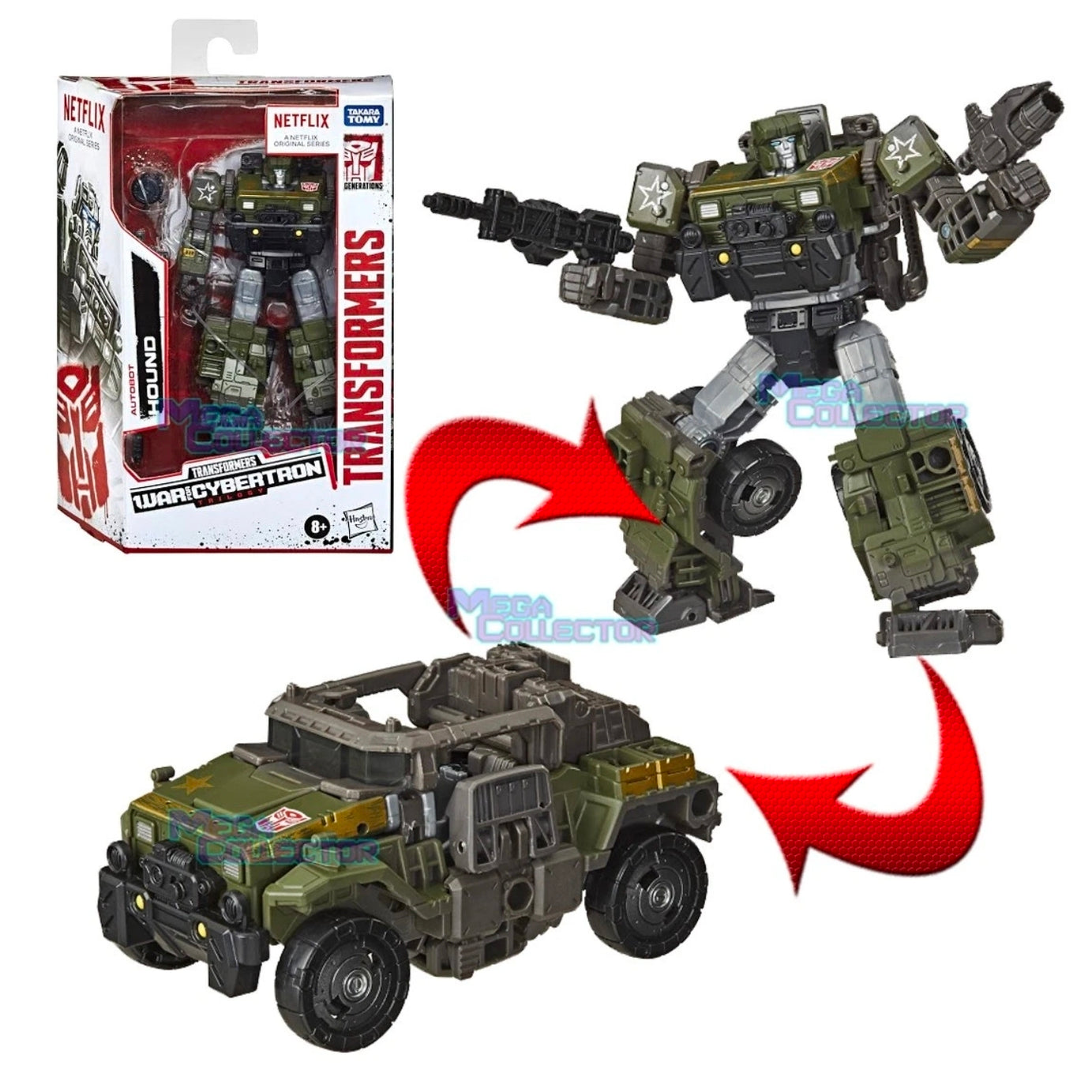 Transformers War for Cybertron Trilogy Autobot Hound Action Figure