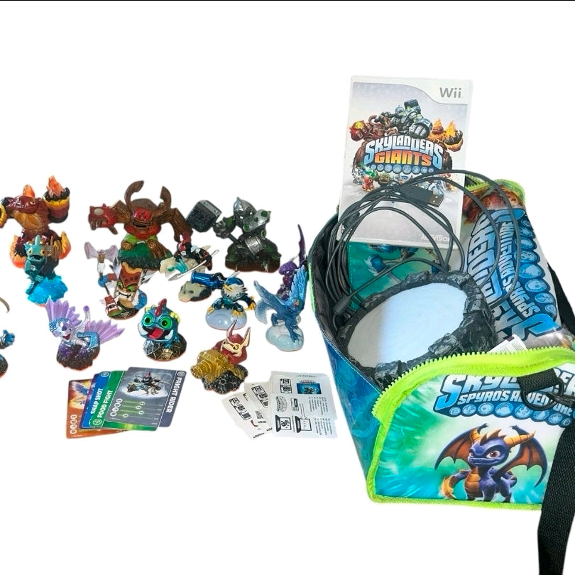 Nintendo Wii Skylanders Spyro's Adventure Video Game & Carry Case Bundle