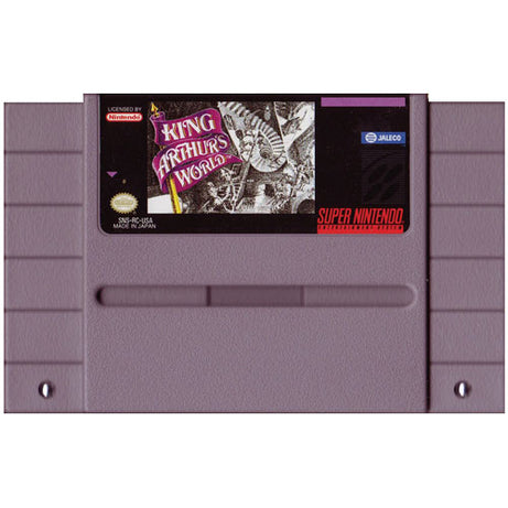 Super Nintendo King Arthur's World Video Game