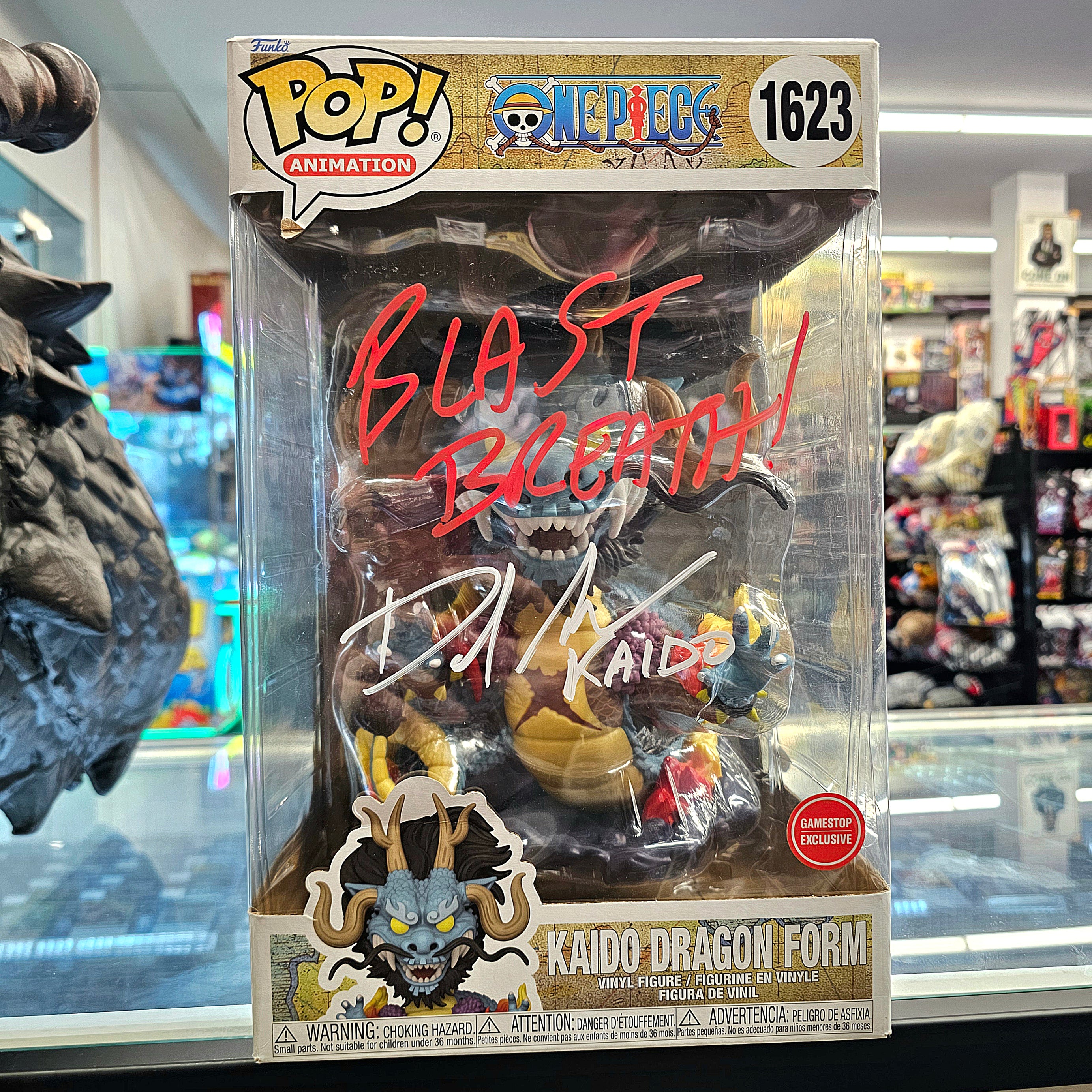 (SIGNED) Funko Pop! Animation One Piece Kaido Dragon Form #1623