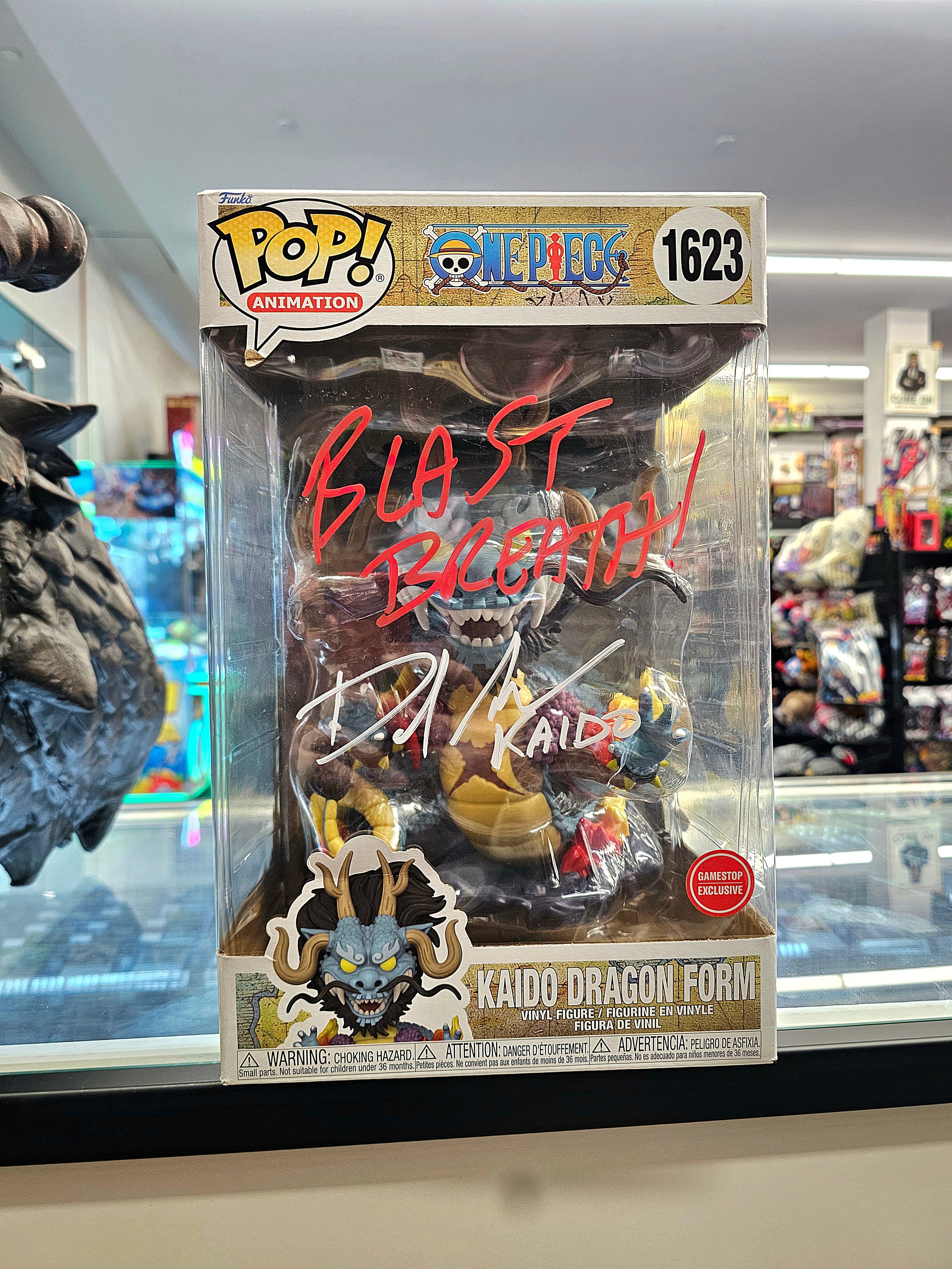 (SIGNED) Funko Pop! Animation One Piece Kaido Dragon Form #1623
