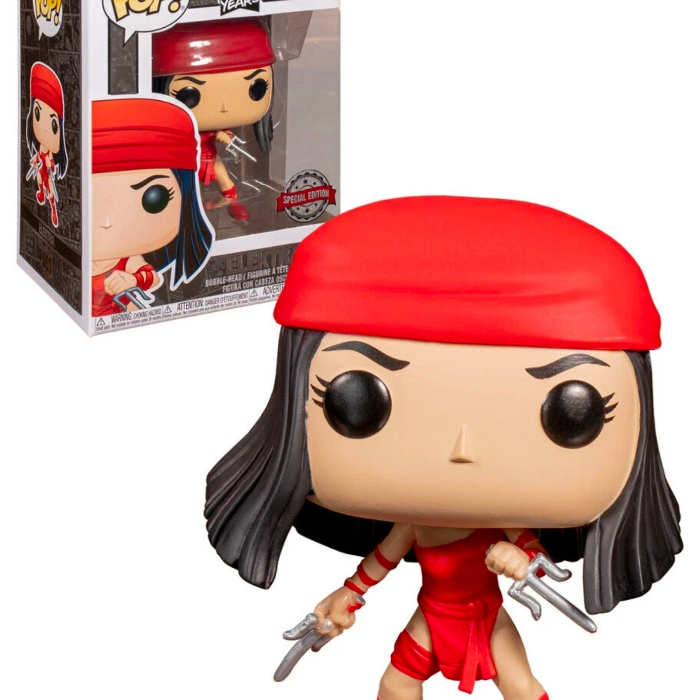 Funko Pop! Marvel 80 Years Elektra #581 Funko Special Edition Sticker