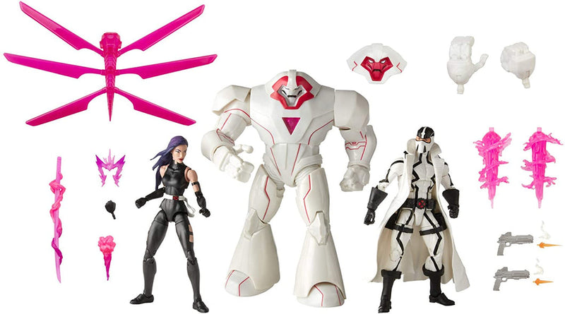 Hasbro Marvel Legends X-Men Psylocke/ Marvel's Nimrod /Fantomex Action Figure 3-Pack
