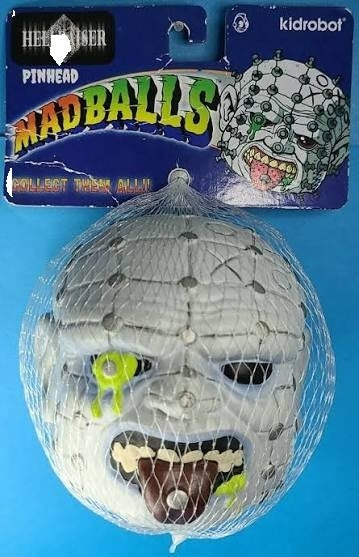 Neca Kidrobot x Madballs Hellraiser Pinhead Ball